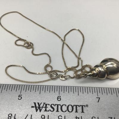 Silver 925 Pendant and Chain seashell