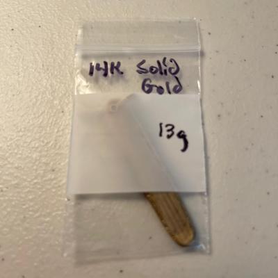 14kt gold pocket knife 13 grams