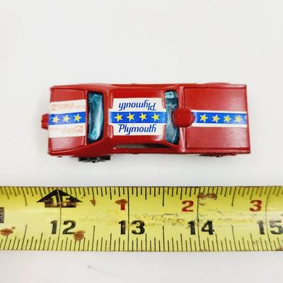 1969 HOT WHEELS PLYMOUTH DUSTER FUNNY CAR TOM MCEWEN REDLINE