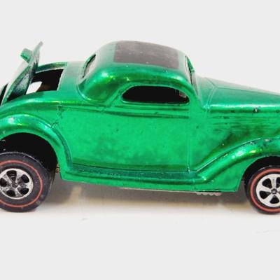 1968 HOTWHEELS REDLINE CLASSIC 36 FORD COUPE GREEN