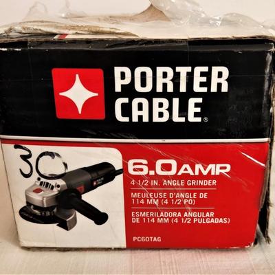 Lot #91  Porter Cable Angle Grinder - New in Box