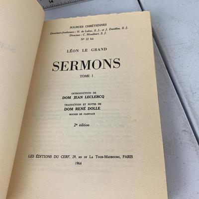 #60 Origene Traite Des Principes, Leon Le Grand Sermons and De La Mort Des Persecuteurs II