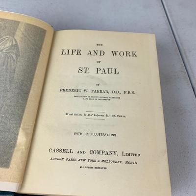 #132 The Life and Work of St. Paul By Frederic W. Farrar