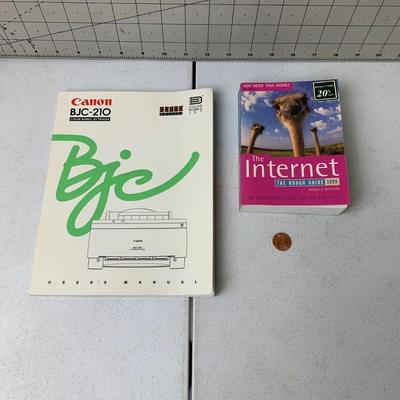 #254 BJC Canon Manual and The Internet Rough Guide 1999