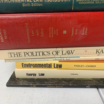 #257 Law Student Handbook, Desk Book, Enviornmental Law, Politics of Law, Into To Legal Reasoning and More