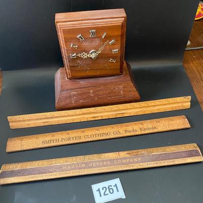 Rulers and clock