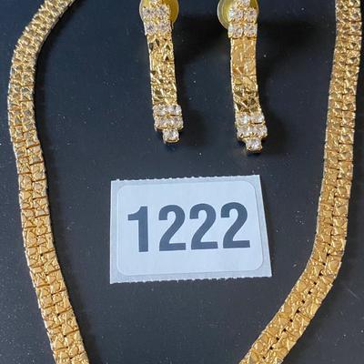 Necklace and earrings