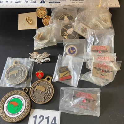 Pins and medals