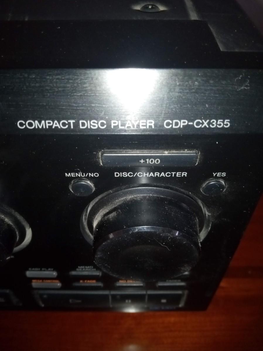 SONY MEGA STORAGE 300 CD DISC PLAYER CDPCX355