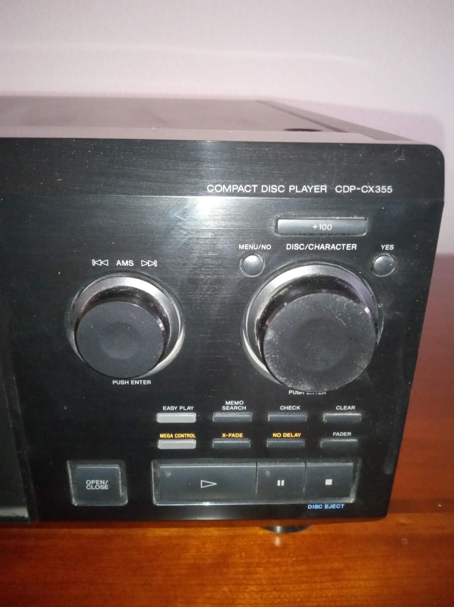 SONY MEGA STORAGE 300 CD DISC PLAYER CDPCX355