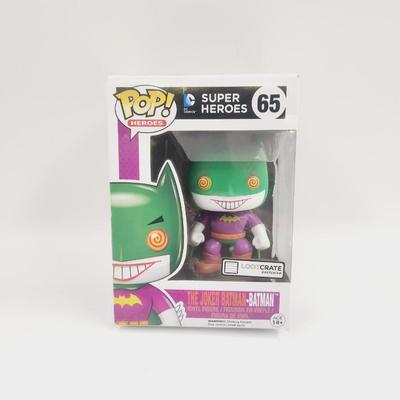 FUNKO POPS THE JOKER - BATMAN - BATMAN LOOT CRATE EXCLUSIVE- UNOPENED