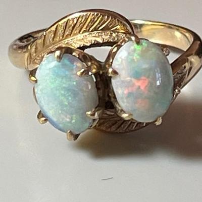 14k & Opal Ring