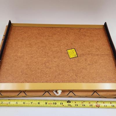 VINTAGE CORNFLOWER BLUE BY CORNING ELECTORIC FOOD WARMING TRAY - WORKS