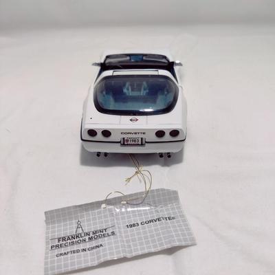 FRANKLIN MINT DIECAST 1983 CHEVROLET CORVETTE SPORT COUPE 1:24 #1455/1983