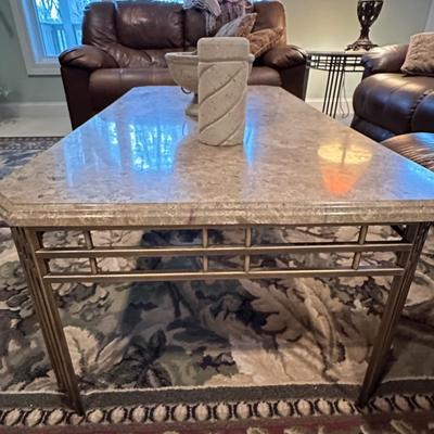 Coffee table and matching side table