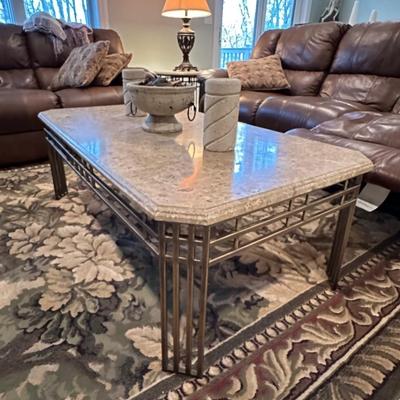 Coffee table and matching side table