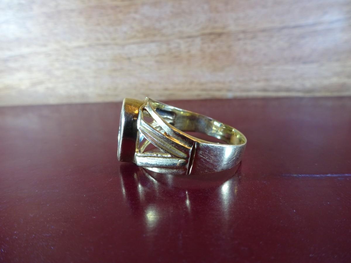 LOT 93 14K MENS RING SIZE 13 EstateSales lot-93-14k-mens-ring-size-13-estatesales