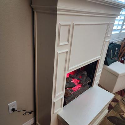 Adorable Electric Faux Fireplace