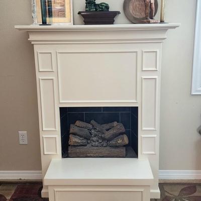 Adorable Electric Faux Fireplace