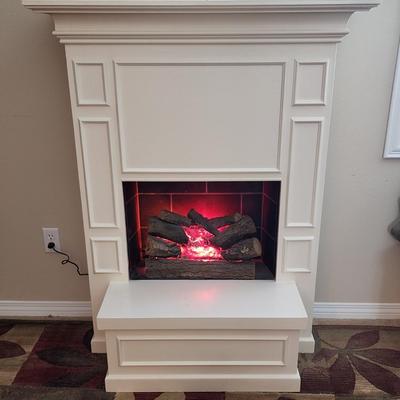 Adorable Electric Faux Fireplace