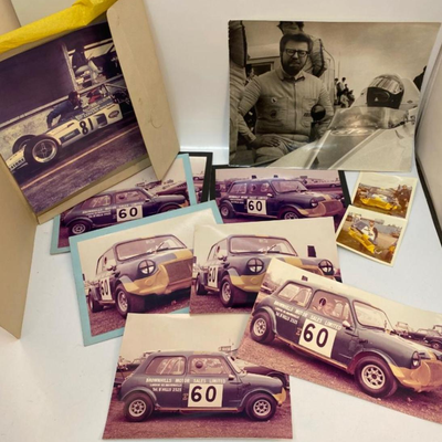 Vintage Lot of Classic Mini Cooper UK Race Car Autocross Cambridge Car Club & More