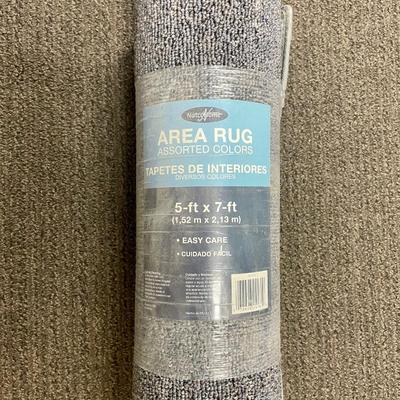 Area Rug - 5' x 7' Solid Color Gray NEW