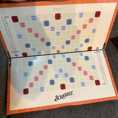 Wood collectible scrabble