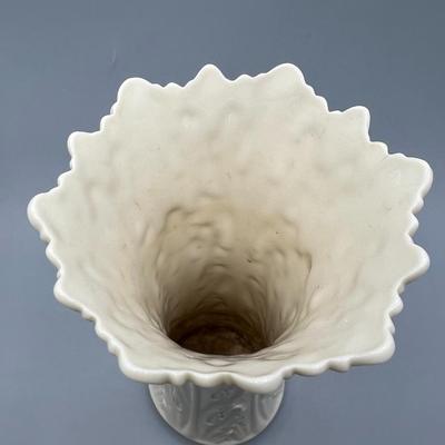 Vintage Lenox Ivory Porcelain Woodland Collection Flower Vase