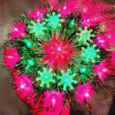VINTAGE 21 LIGHT TREE TOP STAR - WORKS