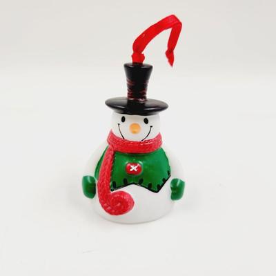 CUTE CERAMIC CHRISTMAS SNOWMAN BELL