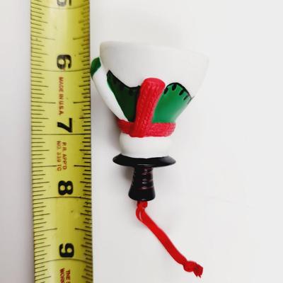 CUTE CERAMIC CHRISTMAS SNOWMAN BELL