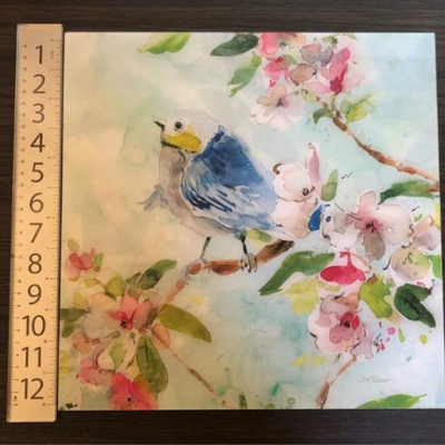 Watercolor Style Bird Wall Decor