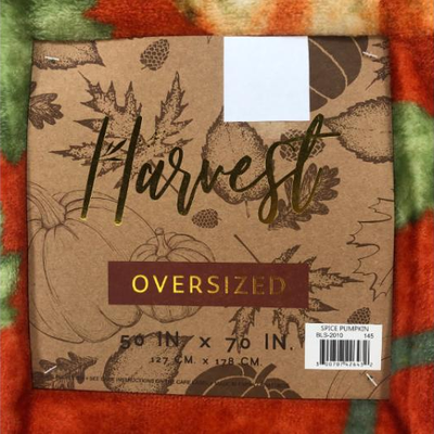 New Autumn Pumpkin Blanket