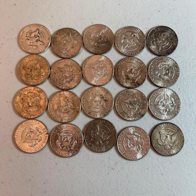 20 - 1964 Kennedy Half Dollars