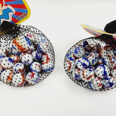 VINTAGE MARBLE GAMES 3 SETS