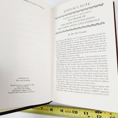 TEXTBOOK OF FIREARMS INVESTIGATION IDENTIFICATION AND EVIDENCE HARDBACK BOOK