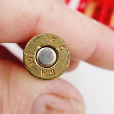 WINCHESTER 308 AMMO & CASE