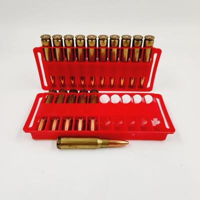 WINCHESTER 308 AMMO & CASE