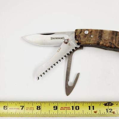 BROWNING 3 TIER SURVIVAL KNIFE