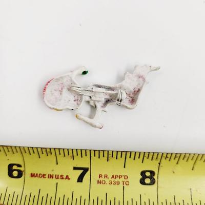 VINTAGE METAL CHRISTMAS ELF PIN