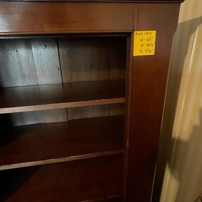 Primitive armoire-cupboard  to bookcase conversion