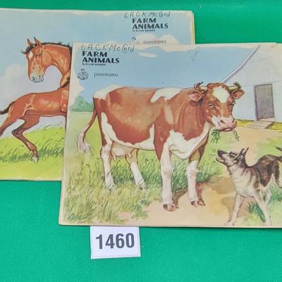 Vintage Children's Farm Animal Booklets