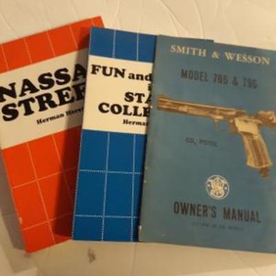 Book Lot #2- Hobby, Stamp Collection, Firearm Manual