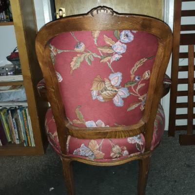 Solid Wood Vintage Arm Chair 