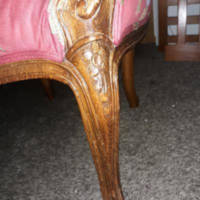 Solid Wood Vintage Arm Chair 