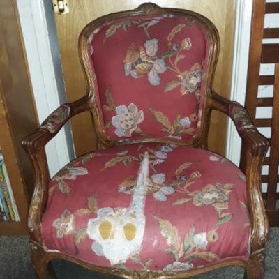 Solid Wood Vintage Arm Chair 