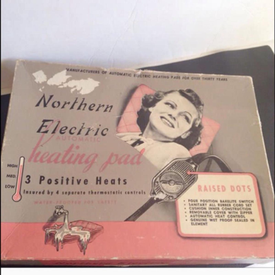 Northern Electric Bakelite Heating Pad Mid Century