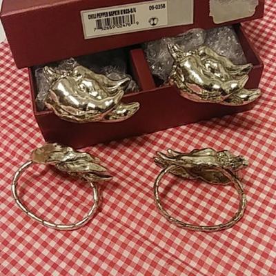 Arthur Court Silver Napkin Rings