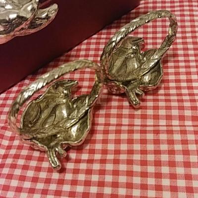 Arthur Court Silver Napkin Rings