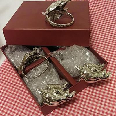 Arthur Court Silver Napkin Rings